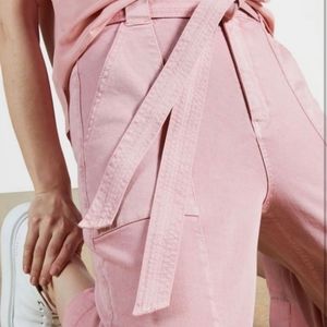Ted Baker belted pink jeans